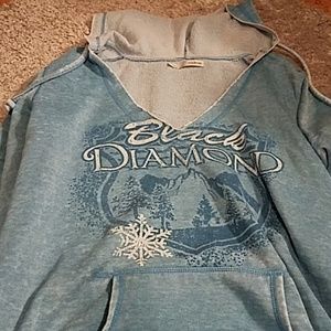 Maurice's Plus Deep V Hoodie